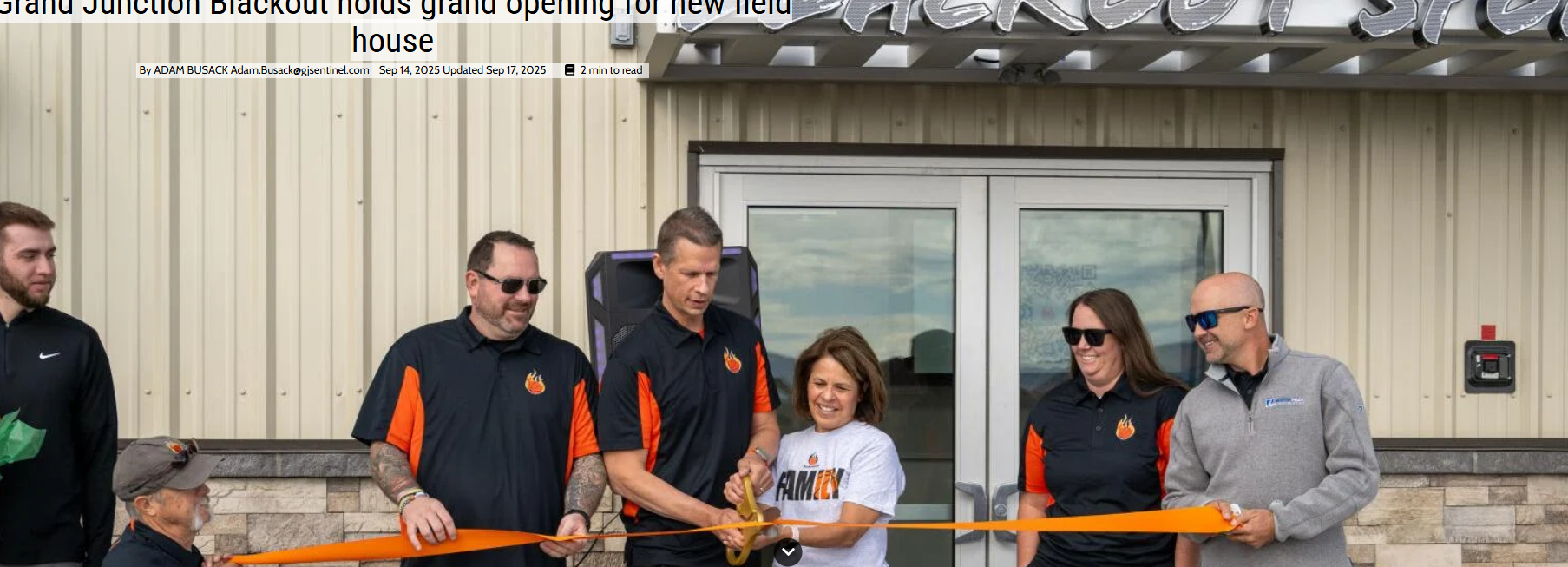 Blackout Sports Fieldhouse Grand Junction CO